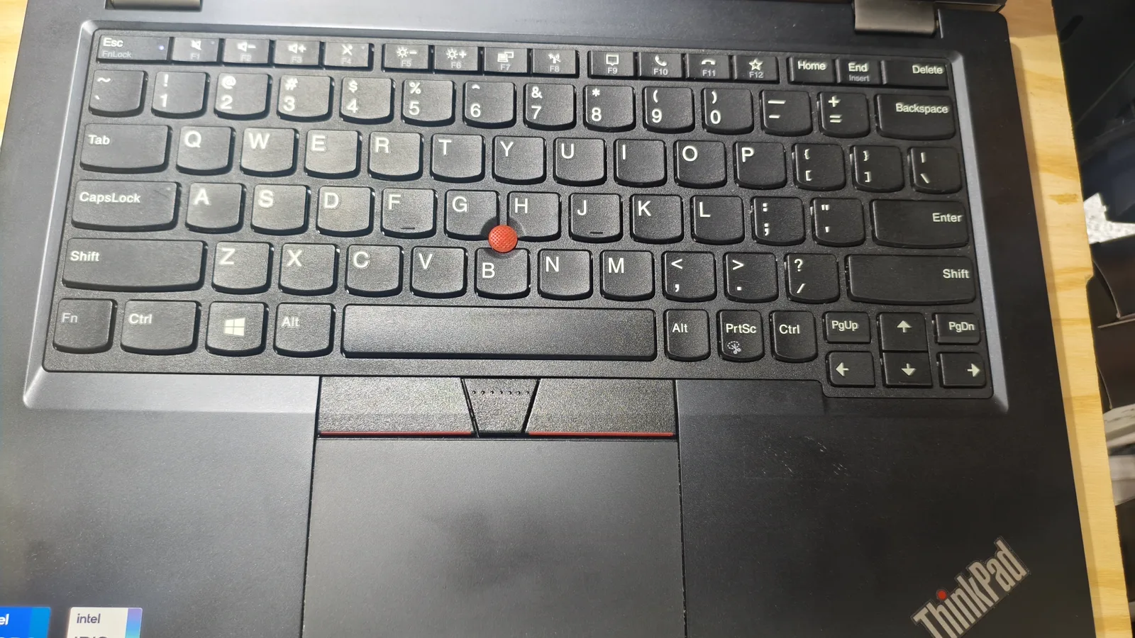 Lenovo ThinkPad L13 — teclado