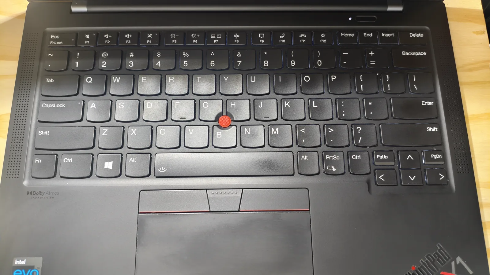 Lenovo ThinkPad X1 Carbon — teclado