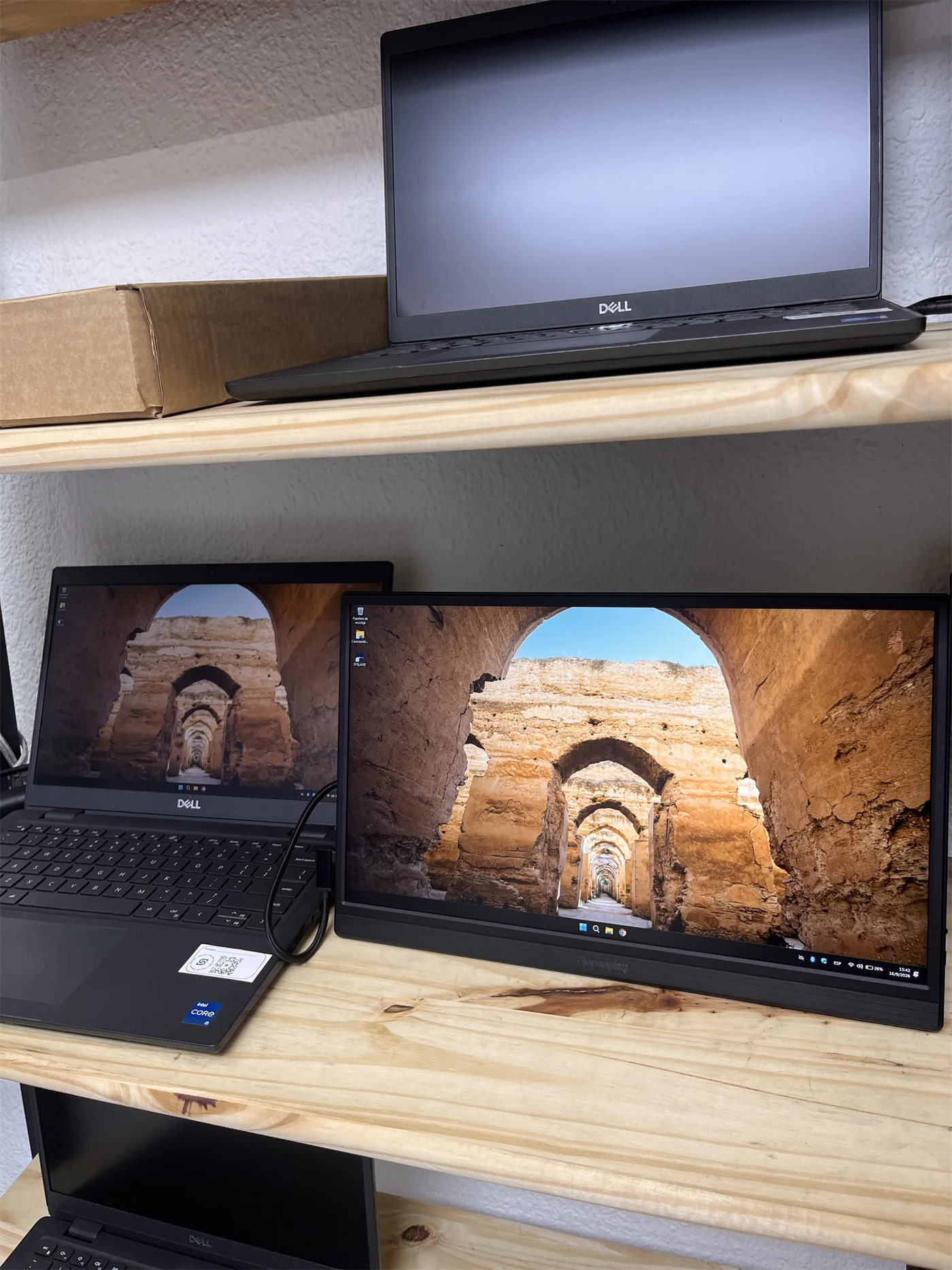 Dopesplay Monitor Portátil 15.6″ — con-laptop